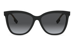 نظارات شمسية كلير بإطار مربّع من بربري بلون أسود - صورة المنتج 1