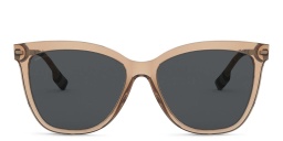 نظارات شمسية كلير بإطار مربّع من بربري بلون بني - صورة المنتج 1