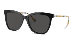 BURBERRY Clare Square Sunglasses in Black – Product Photo 2