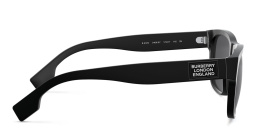 نظارة شمسية مربعة من بربري بلون أسود مطفي - صورة المنتج 3