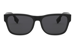 BURBERRY Square Sunglasses in Matte Black – Product Photo 1