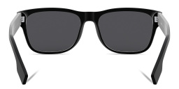 BURBERRY Square Sunglasses in Matte Black – Product Photo 4