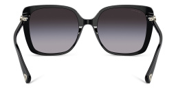 BVLGARI Oversized Square Sunglasses in Black – Product Photo 4