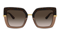 نظارة شمسية مربعة من دولتشي آند غابانا بلون مموه - صورة المنتج 1