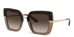 Dolce & Gabbana Square Sunglasses in Havana – Product Photo 2