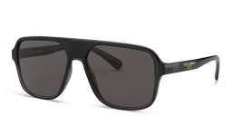 Dolce & Gabbana Square Sunglasses in Transparent Grey & Black – Product Photo 2