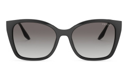 نظارة شمسية بإطار كات آي من برادا بلون أسود - صورة المنتج 1