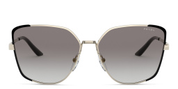 PRADA Wide Irregular Sunglasses in Black – Product Photo 1