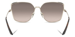 PRADA Wide Irregular Sunglasses in Black – Product Photo 4