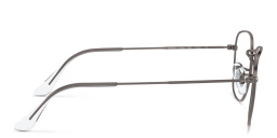 Ray-Ban Frank Unisex Square Eyeglasses in Gunmetal – Product Photo 3