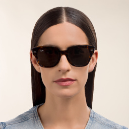 Ray-Ban State Street Unisex Square Sunglasses in Havana – Product Photo 5