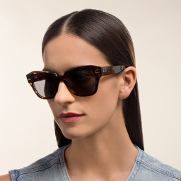 Ray-Ban State Street Unisex Square Sunglasses in Havana – Product Photo 6