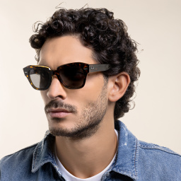 Ray-Ban State Street Unisex Square Sunglasses in Havana – Product Photo 7