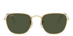 Ray-Ban Frank Square Sunglasses in Gold – Product Photo 1