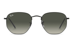Ray-Ban Hexagonal Unisex Sunglasses in Black – Product Photo 1
