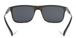 Emporio Armani Rectangle Sunglasses in Matte Havana – Product Photo 4