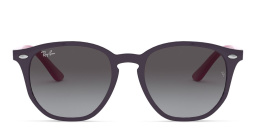 Ray-Ban Junior Kids Irregular Polished Sunglasses in Violet – Product Photo 1
