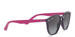 Ray-Ban Junior Kids Irregular Sunglasses in Violet – Product Photo 4