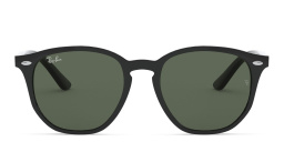Ray-Ban Junior Kids Irregular Polished Sunglasses in Black – Product Photo 1