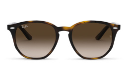 Ray-Ban Junior Kids Irregular Polished Sunglasses in Havana – Product Photo 1