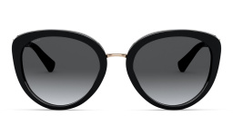 BVLGARI Round Sunglasses in Black – Product Photo 1
