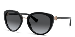 BVLGARI Round Sunglasses in Black – Product Photo 2