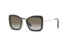 Shop MIU MIU Cat Eye Sunglasses in Black online.