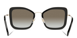 Shop MIU MIU Cat Eye Sunglasses in Black online.