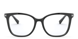 VALENTINO Stud Square Eyeglasses in Black – Product Photo 1