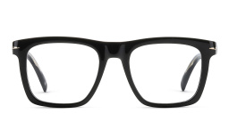 DAVID BECKHAM Square Eyeglasses in Black – Product Photo 1