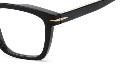 DAVID BECKHAM Square Eyeglasses in Black – Product Photo 3