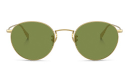 Shop OLIVER PEOPLES Unisex Panthos Sunglasses in Gold online.