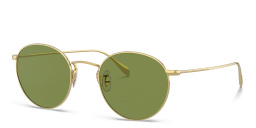 Shop OLIVER PEOPLES Unisex Panthos Sunglasses in Gold online.