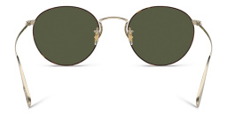 Shop OLIVER PEOPLES Unisex Panthos Sunglasses in Gold-Tortoise online.