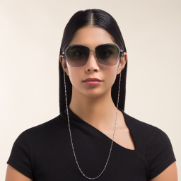 سلسلة نظارات مطلية بالفضة من يو أوبتيك - صورة المنتج 5