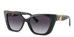 VALENTINO Cat Eye Sunglasses in Black – Product Photo 2