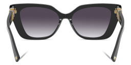 VALENTINO Cat Eye Sunglasses in Black – Product Photo 4