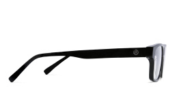 EYE'M Rectangle Eyeglasses in Black – Product Photo 3