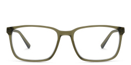 EYE'M Rectangle Eyeglasses in Green – Product Photo 1