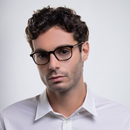 Shop EYE'M Square Eyeglasses in Havana online.