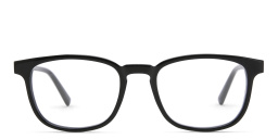 EYE'M Square Eyeglasses in Black – Product Photo 1