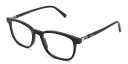 Shop EYE'M Square Eyeglasses in Black online.