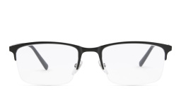 Half Rim Rectangle Eyeglasses من EYE'M بلون أسود - صورة المنتج 1