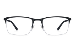 Half Rim Rectangle Eyeglasses من EYE'M بلون رصاصي - صورة المنتج 1
