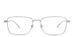 EYE'M Rectangle Eyeglasses in Silver – Product Photo 1