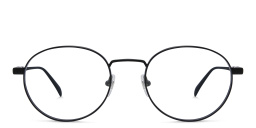 EYE'M Round Eyeglasses in Black – Product Photo 1