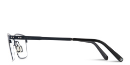 Shop EYE'M Logo Signature Rectangle Eyeglasses in Blue online.