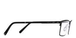 Shop EYE'M Rectangle Eyeglasses in Gunmetal online.