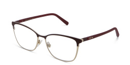 EYE'M Cat Eye Eyeglasses in Burgundy – Product Photo 2