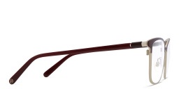 EYE'M Cat Eye Eyeglasses in Burgundy – Product Photo 3